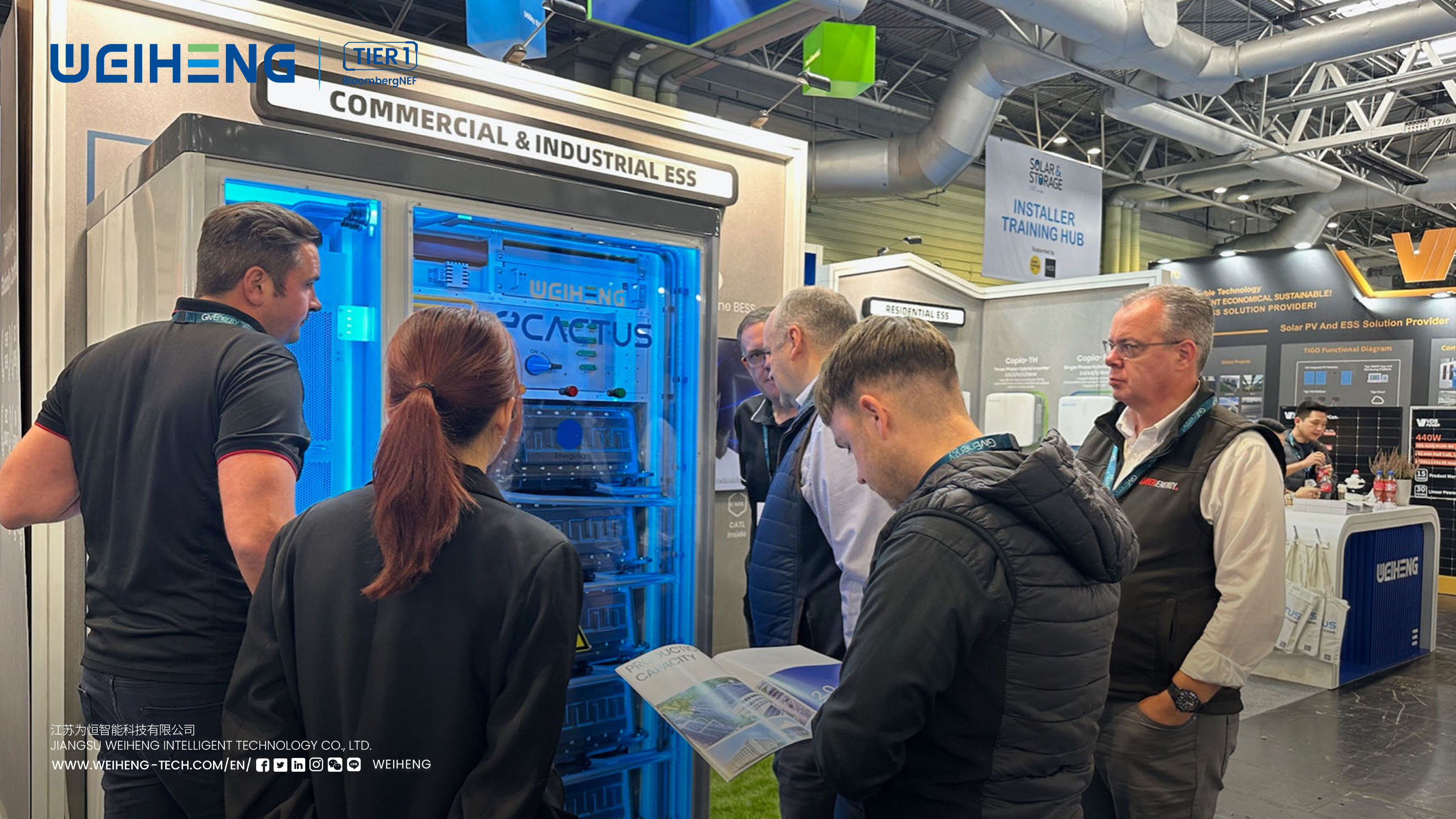 weiheng ecactus energy storage solar storage uk exhibition
