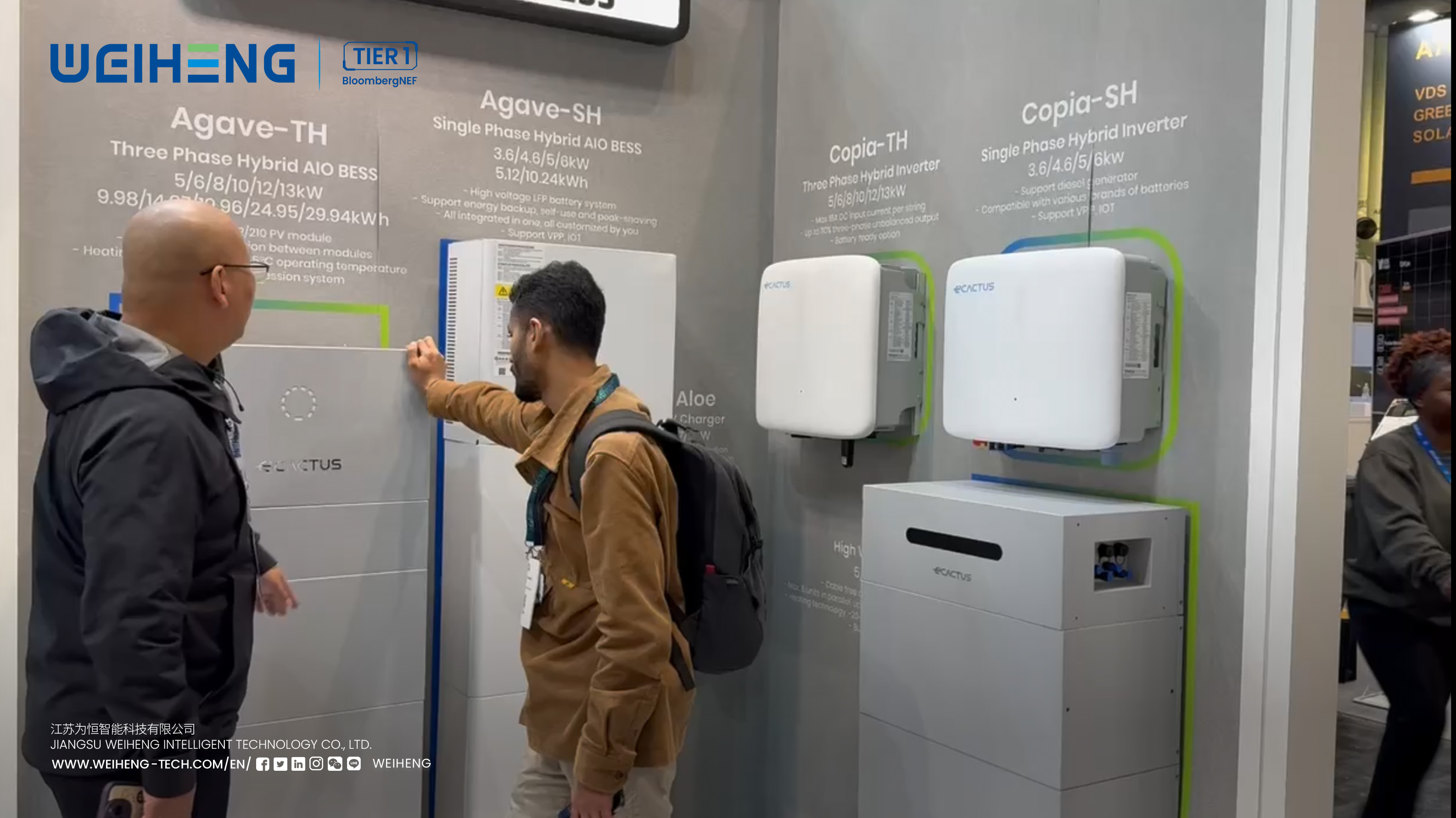 weiheng ecactus energy storage solar storage uk exhibition