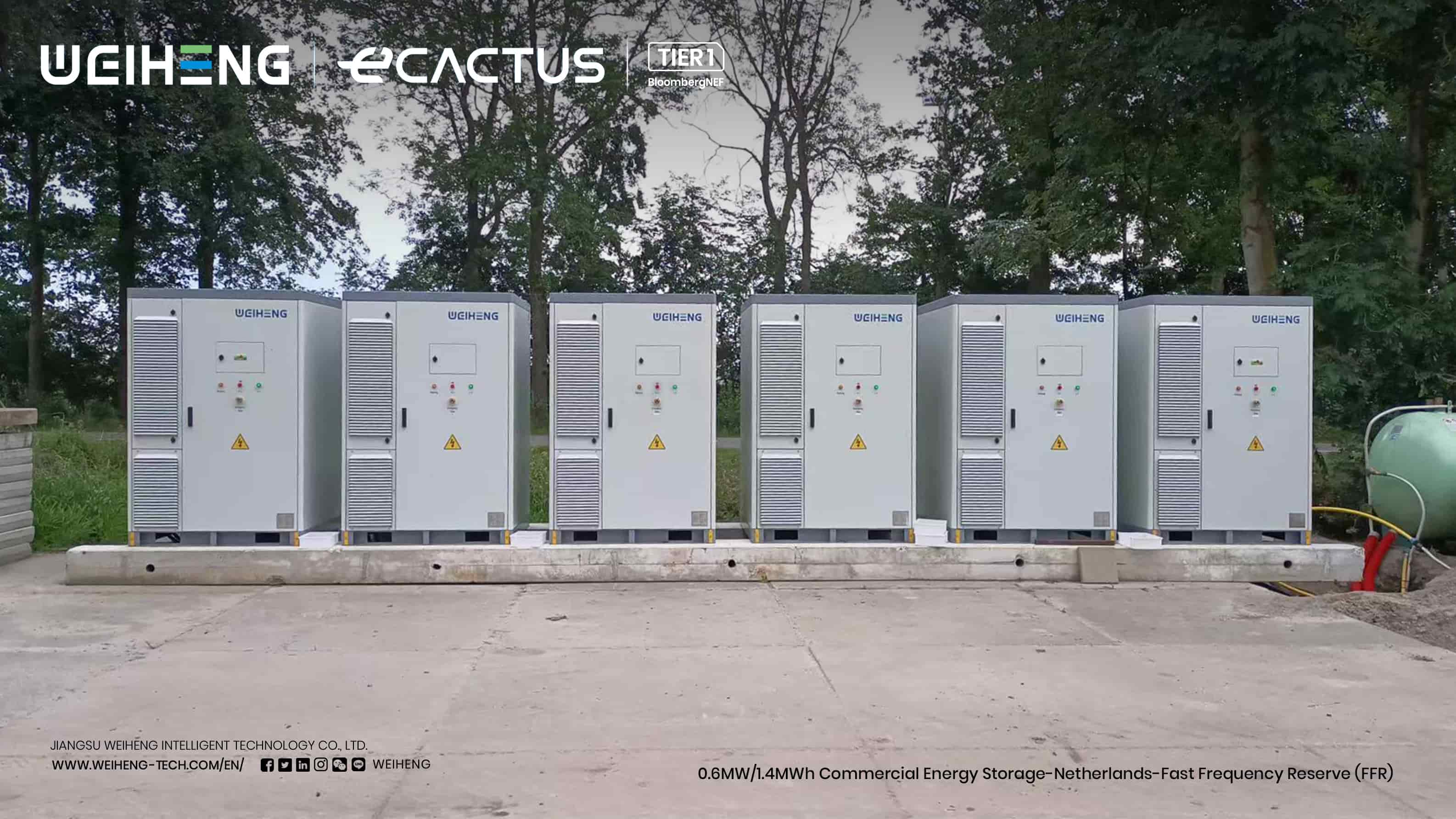 0.6MW/1.4MWh Commercial Energy Storage-Netherlands-Fast Frequency Reserve (FFR)